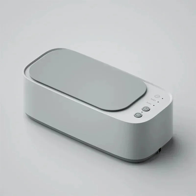 Portable Ultrasonic Cleaner Compact Ultrasonic Glasses Cleaning Machine High-Frequency Vibration for Jewelry/Eyeglass/Braces/
