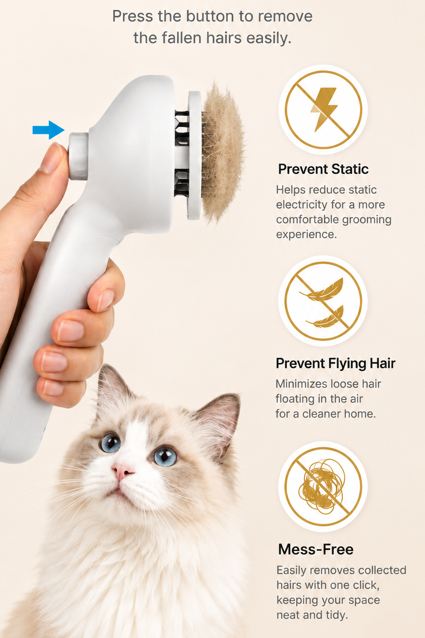 Zefraly™ Steam Grooming Brush