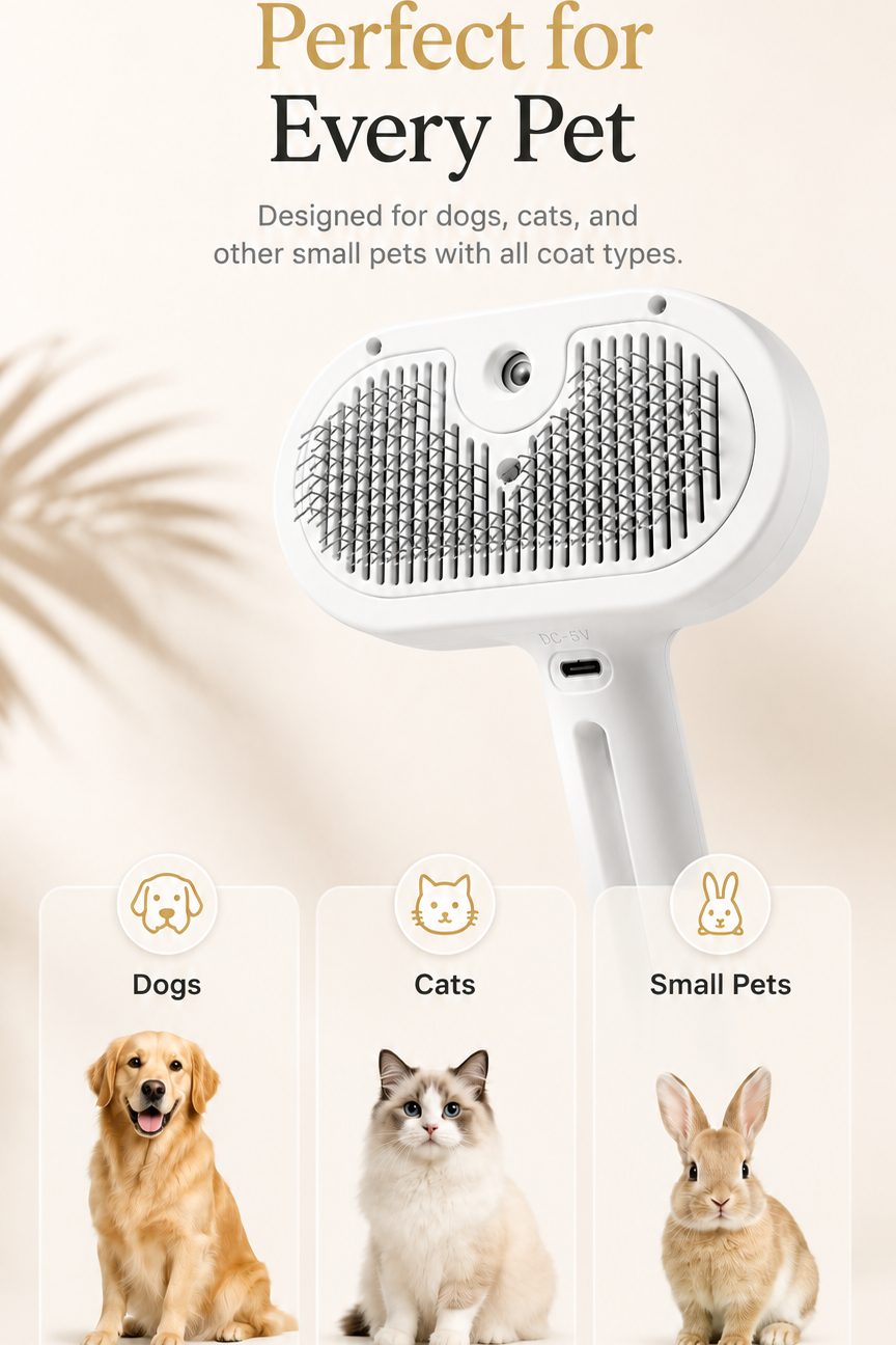 Zefraly™ Steam Grooming Brush